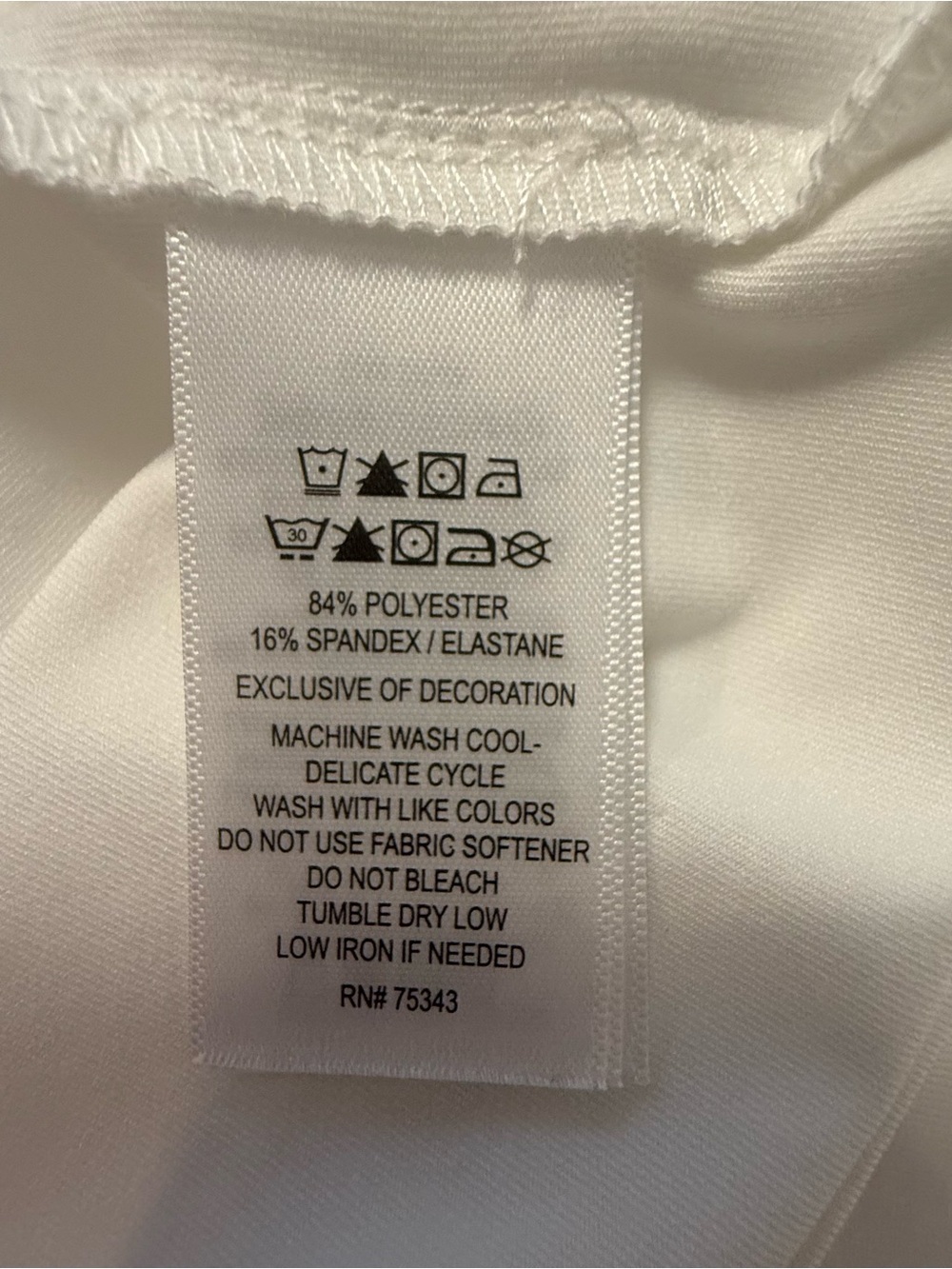 Tommy Bahama Golf Women’s White Blue Performance Polo Shirt Size Large - Picture 8 of 8